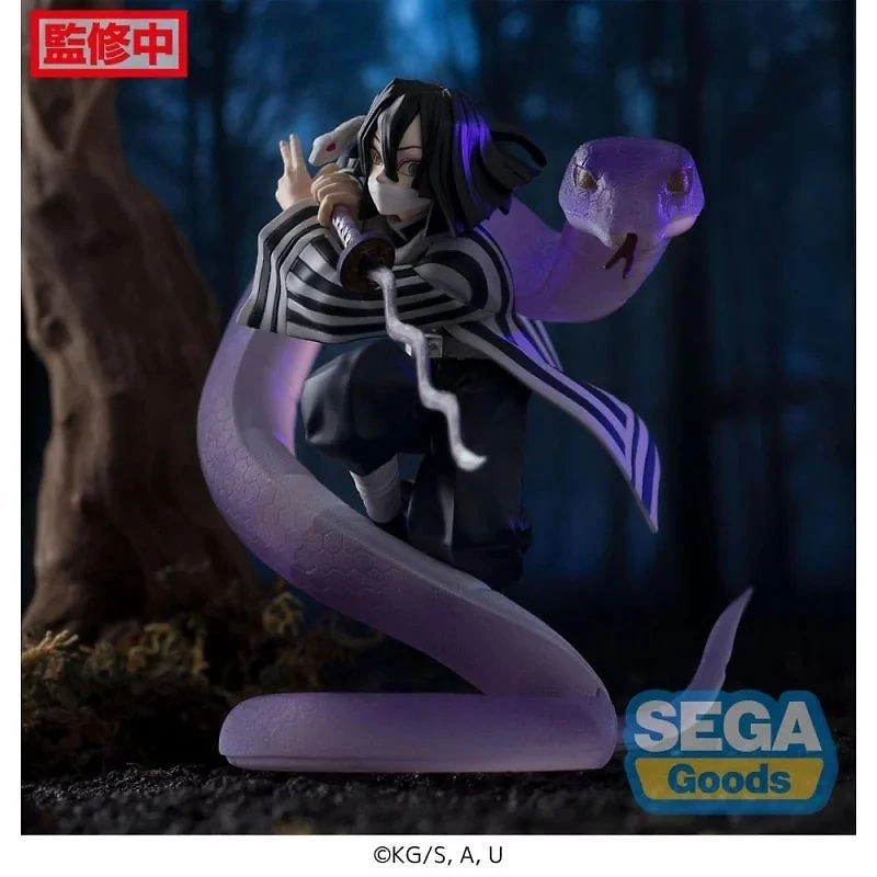 Xross Link Anime Demon Slayer: Kimetsu no Yaiba Obanai Iguro 5.5-in Statue