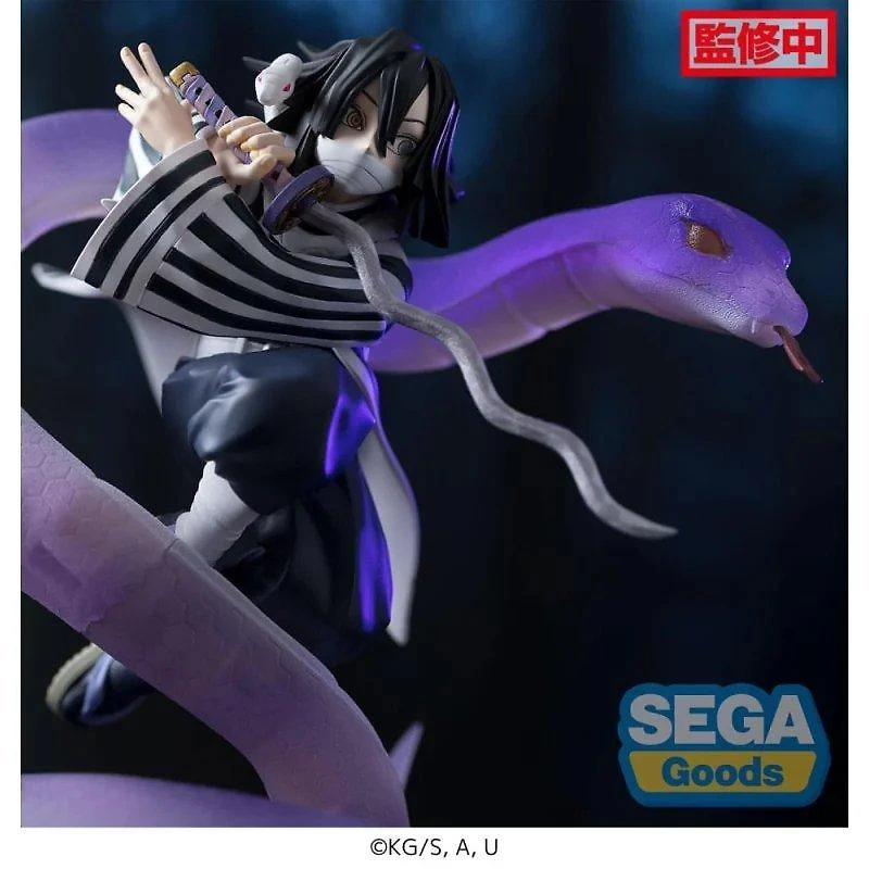 Xross Link Anime Demon Slayer: Kimetsu no Yaiba Obanai Iguro 5.5-in Statue