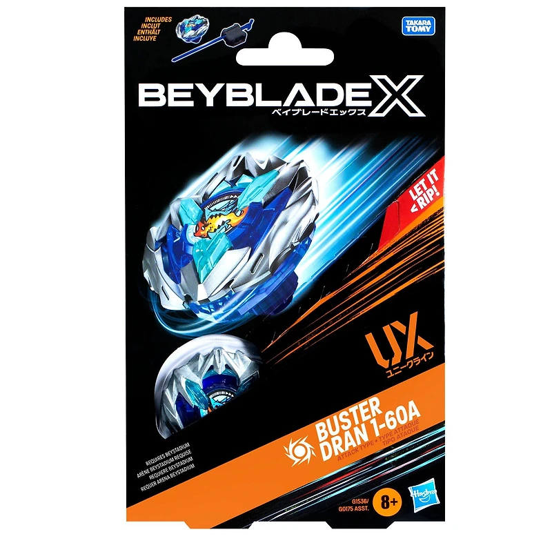 Beyblade X Buster Dran 1-60A UX Booster Pack Set