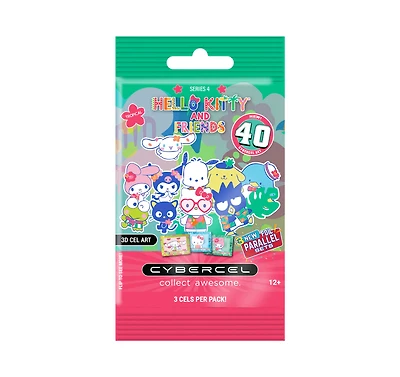 FiGPiN Hello Kitty and Friends: Tropical Cybercel Collectible Art Card Foil Pack Series 3