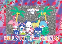 FiGPiN Hello Kitty and Friends: Tropical Cybercel Collectible Art Card Foil Pack Series 3