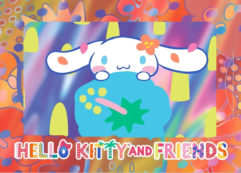 FiGPiN Hello Kitty and Friends: Tropical Cybercel Collectible Art Card Foil Pack Series 3