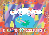 FiGPiN Hello Kitty and Friends: Tropical Cybercel Collectible Art Card Foil Pack Series 3