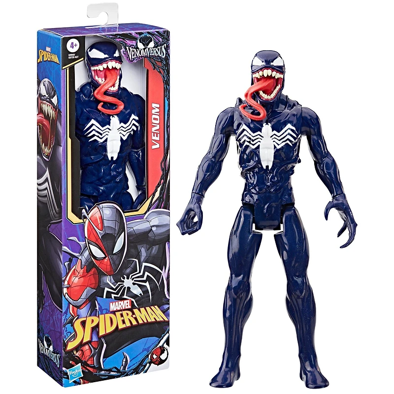 Hasbro Marvel Spider-Man Venom vs Titan Hero Series Venom Action Figure