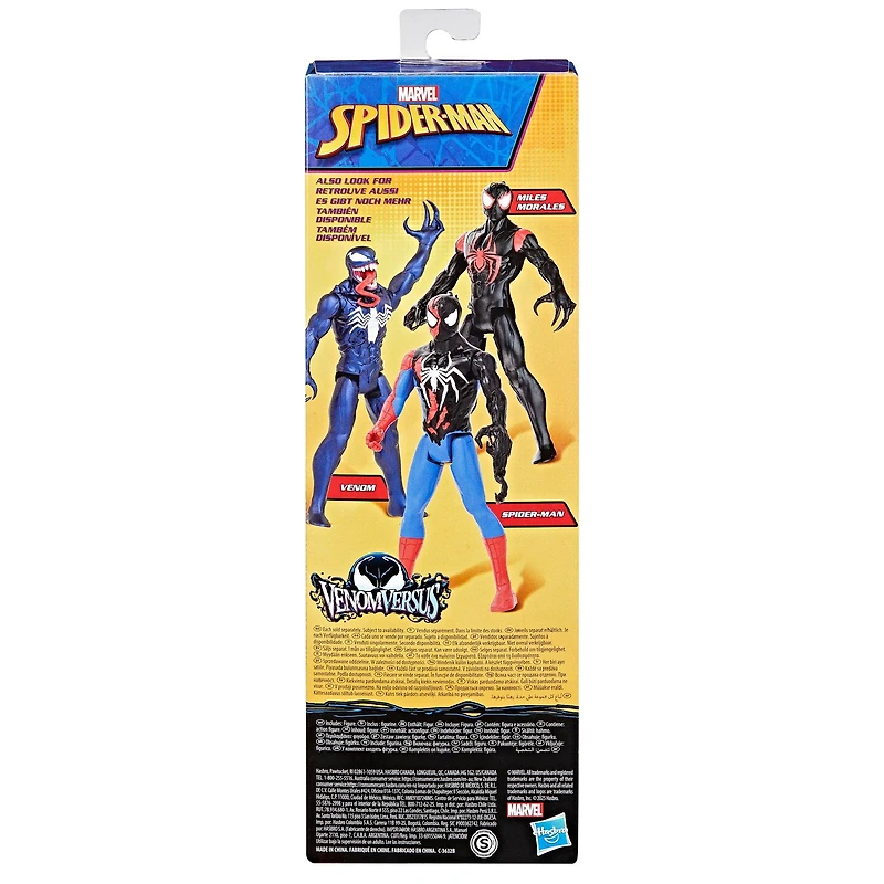 Hasbro Marvel Spider-Man Venom vs Titan Hero Series Venom Action Figure