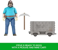 Minecraft Steve and Explosive Minecart Escape Playset