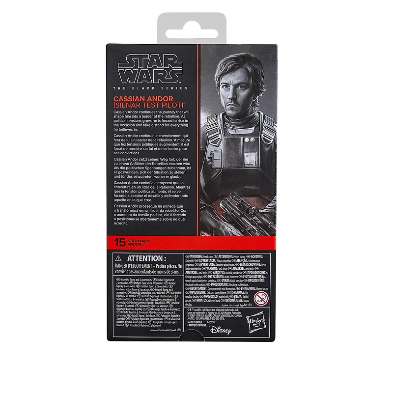 Hasbro Star Wars The Black Series: Cassian Andor (Sienar Test Pilot) 6-in Action Figure