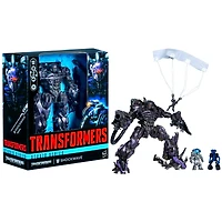 Hasbro Transformers Toys Studio Series Leader Class Transformers: Dark Of The Moon Shockwave 8.5-in Action Figure