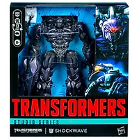 Hasbro Transformers Toys Studio Series Leader Class Transformers: Dark Of The Moon Shockwave 8.5-in Action Figure