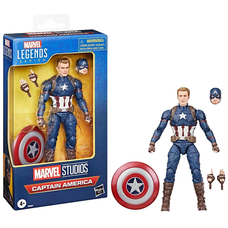 Hasbro Marvel Legends Studio Series Avengers: Endgame Captain America 6-in Action Figure