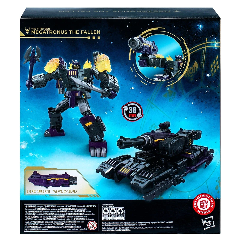 Hasbro Transformers Generations Age of the Prime Thirteen Megatronus the Fallen 7.5-in Action Figure