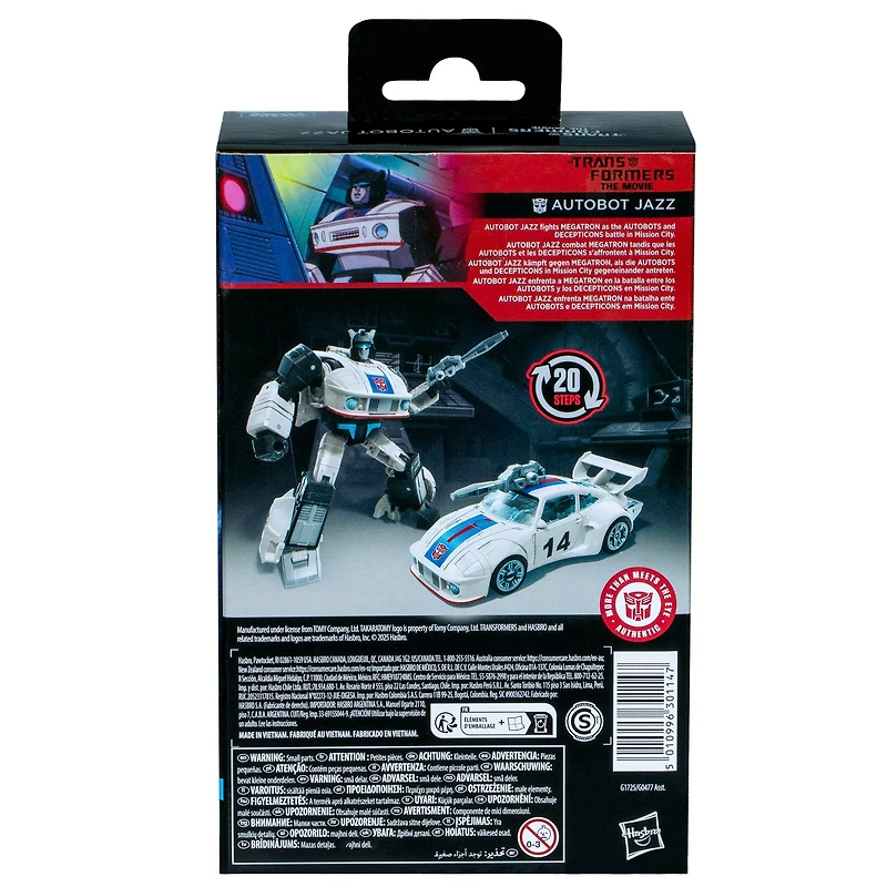 Hasbro Transformers Toys Studio Series Deluxe Class Transformers: The Movie Autobot Jazz 4.5-in Action Figure