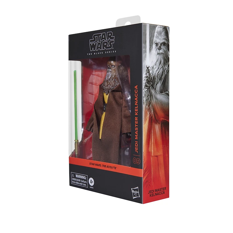 Hasbro Star Wars The Black Series Jedi Master Kelnacca (Star Wars: The Acolyte) Deluxe Collectible 6-In Action Figure