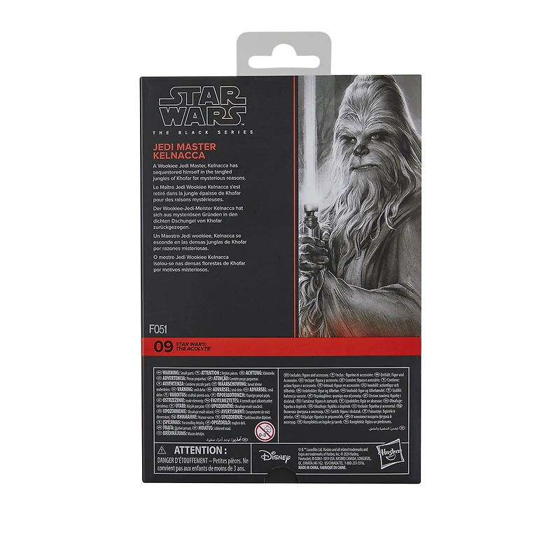 Hasbro Star Wars The Black Series Jedi Master Kelnacca (Star Wars: The Acolyte) Deluxe Collectible 6-In Action Figure