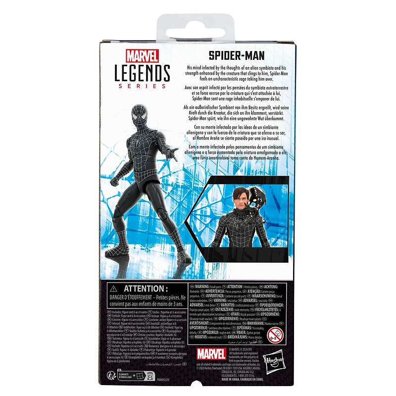 Hasbro Marvel Legends Series Spider-Man 3 - Spider-Man Angry Suit 6-in Action Figure