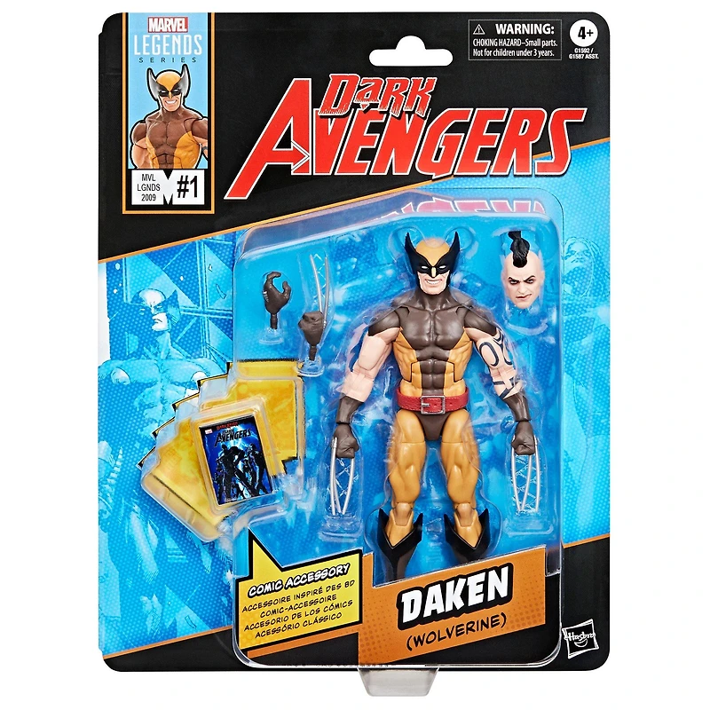 Hasbro Marvel Legends Dark Avengers Daken (Wolverine) 6-in Action Figure