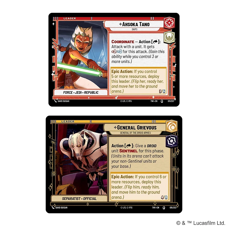 Star Wars: Unlimited TCG: Twilight of the Republic: Two-Player Starter Deck
