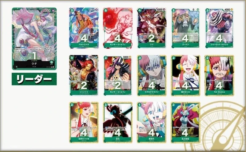 One Piece Card Game: Green Uta Starter Deck (ST-16)
