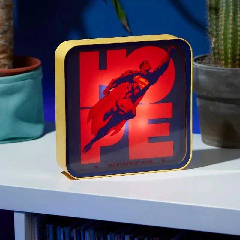 Superman Acrylic Desk Lamp Wall Light