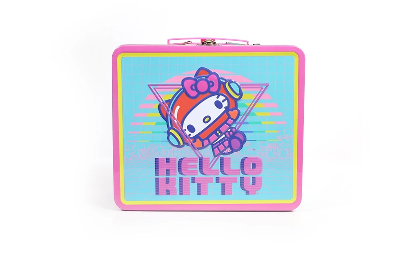 Hello Kitty Kawaii Arcade Lunch Box with Beverage Container