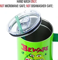 Shrek Beware Ogre 40oz Stainless Steel Tumbler with Handle