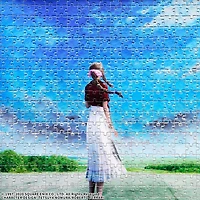 Final Fantasy VII Remake Aerith Key Art 500-Piece Jigsaw Puzzle