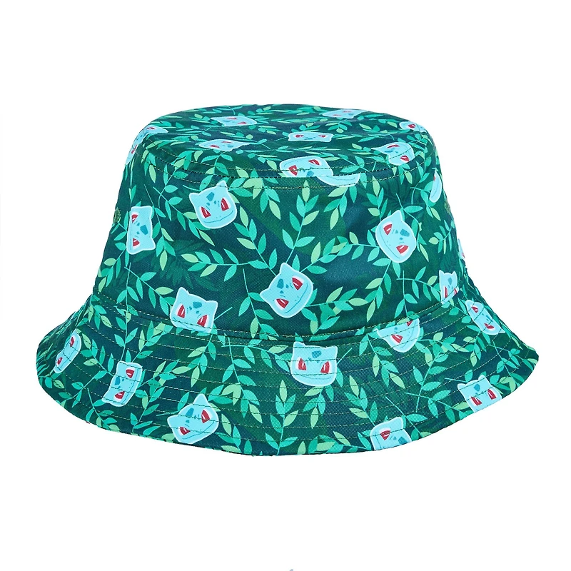 Pokemon Bulbasaur Floral Unisex Printed Bucket Hat