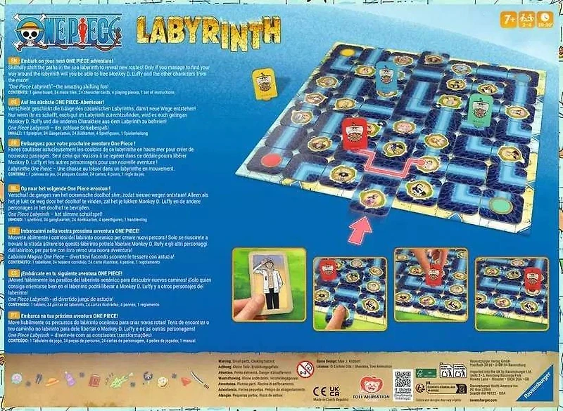One Piece Labyrinth Board Game