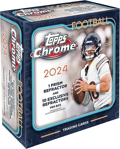 2024 Topps Chrome NFL Football Mega Box