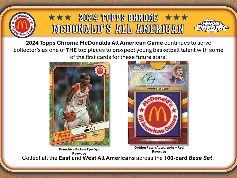 2024 Topps Chrome McDonalds All-American Monster Basketball Hobby Box