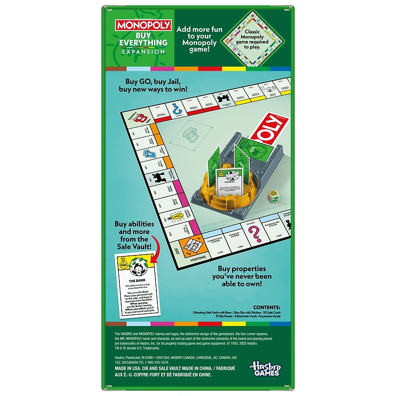 Monopoly Buy Everything Board Game