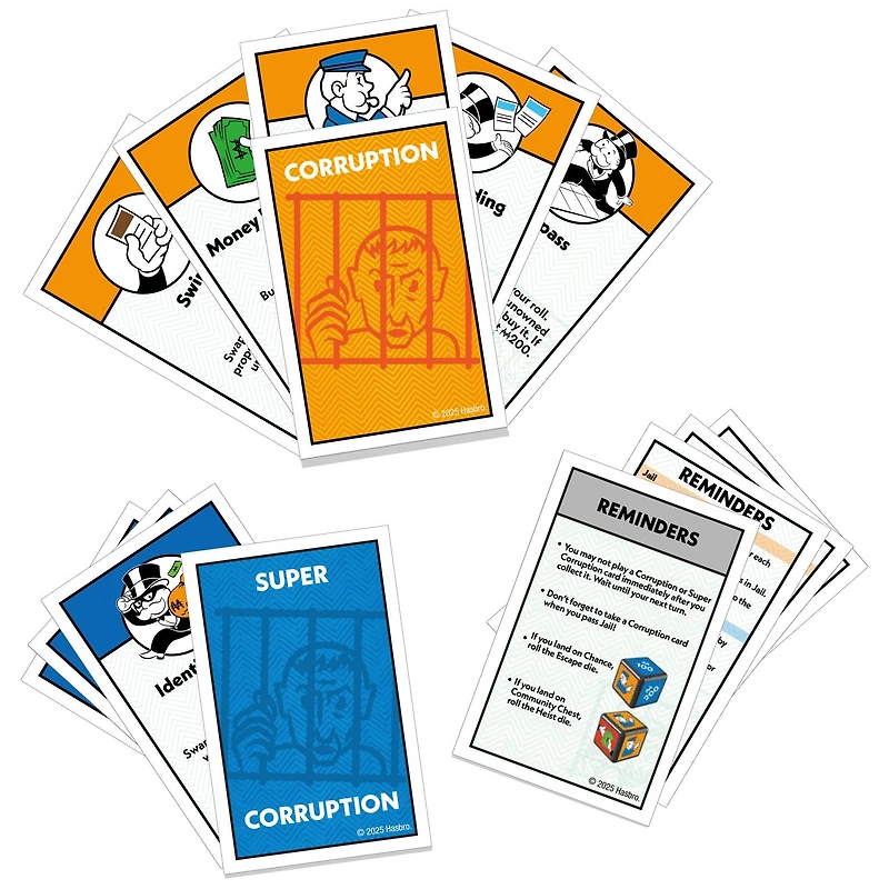 Monopoly Go to Jail Board Game