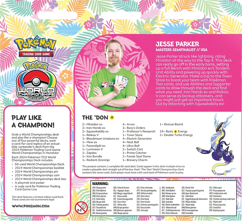 Pokemon Trading Card Game: World Championship Deck 2024 (Styles May Vary