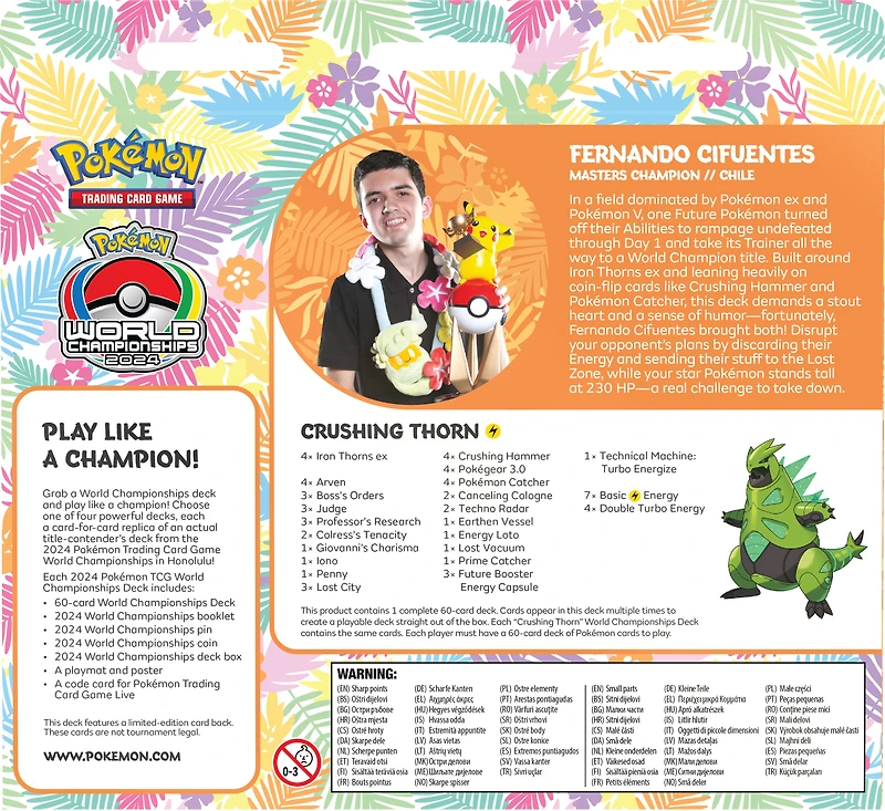 Pokemon Trading Card Game: World Championship Deck 2024 (Styles May Vary