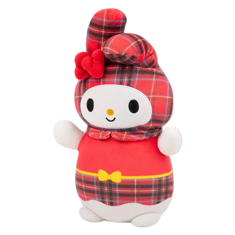 Squishmallows HugMees Sanrio Hello Kitty and Friends Plaid 10-in Plush