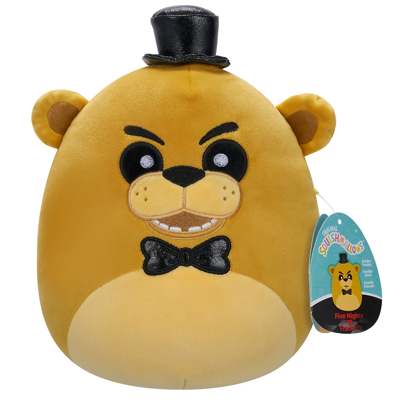 Squishmallows Five Nights at Freddy's Golden Freddy 8-In Little Plush