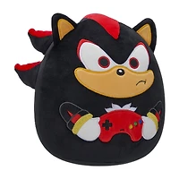 Squishmallows Sonic the Hedgehog Shadow Holding Gamer Console 8-in Little Plush