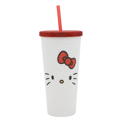 Hello Kitty Face Tumbler with Rhinestones