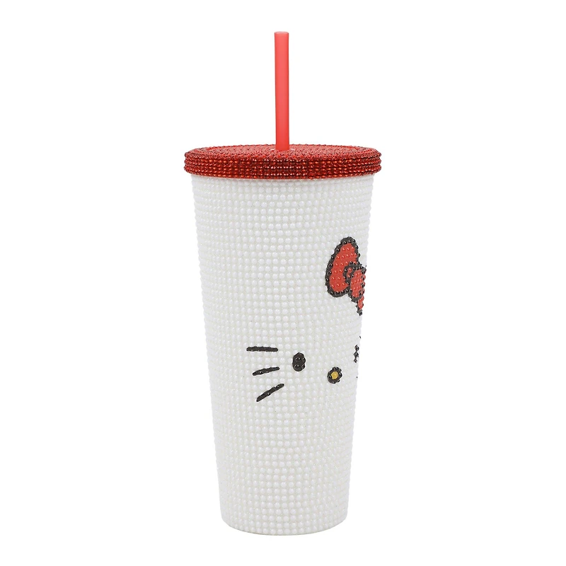 Hello Kitty Face Tumbler with Rhinestones