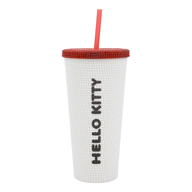 Hello Kitty Face Tumbler with Rhinestones