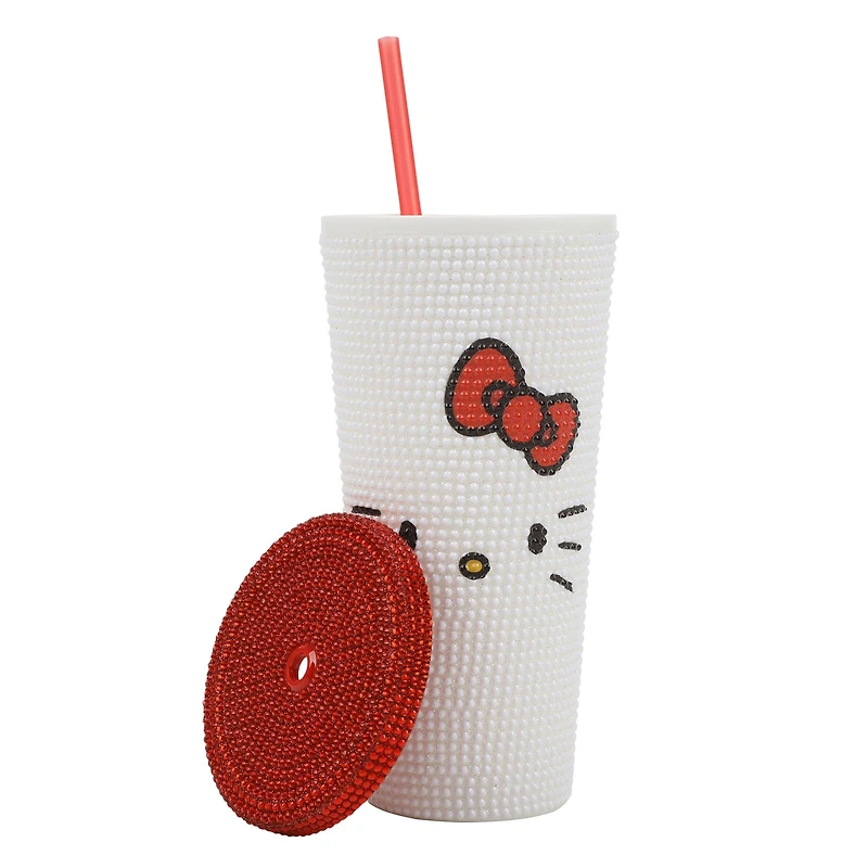 Hello Kitty Face Tumbler with Rhinestones