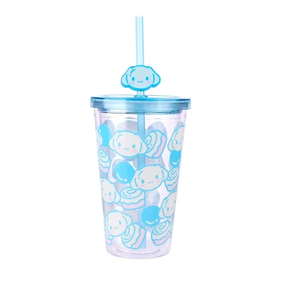 Sanrio Cinnamoroll Boba Tumbler with Straw Charm
