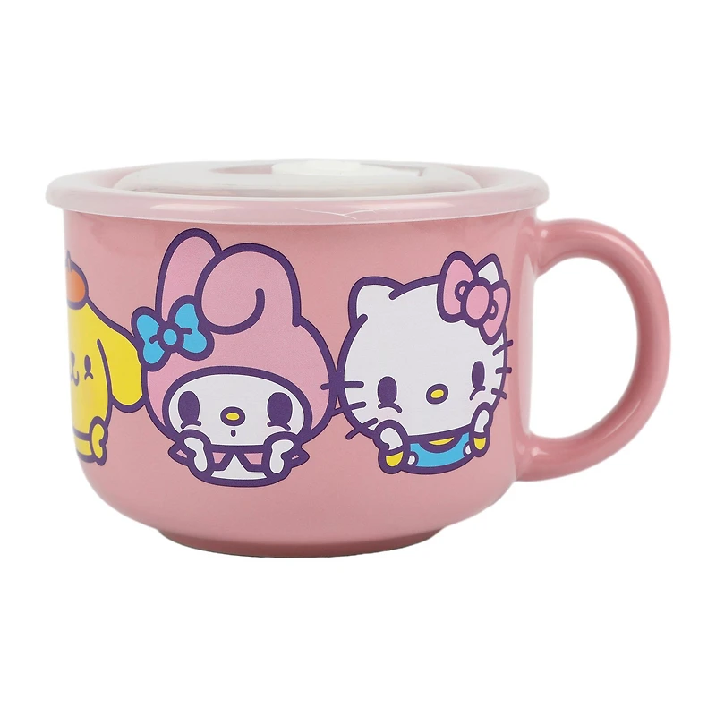 Sanrio Hello Kitty and Friends Soup Mug with Lid