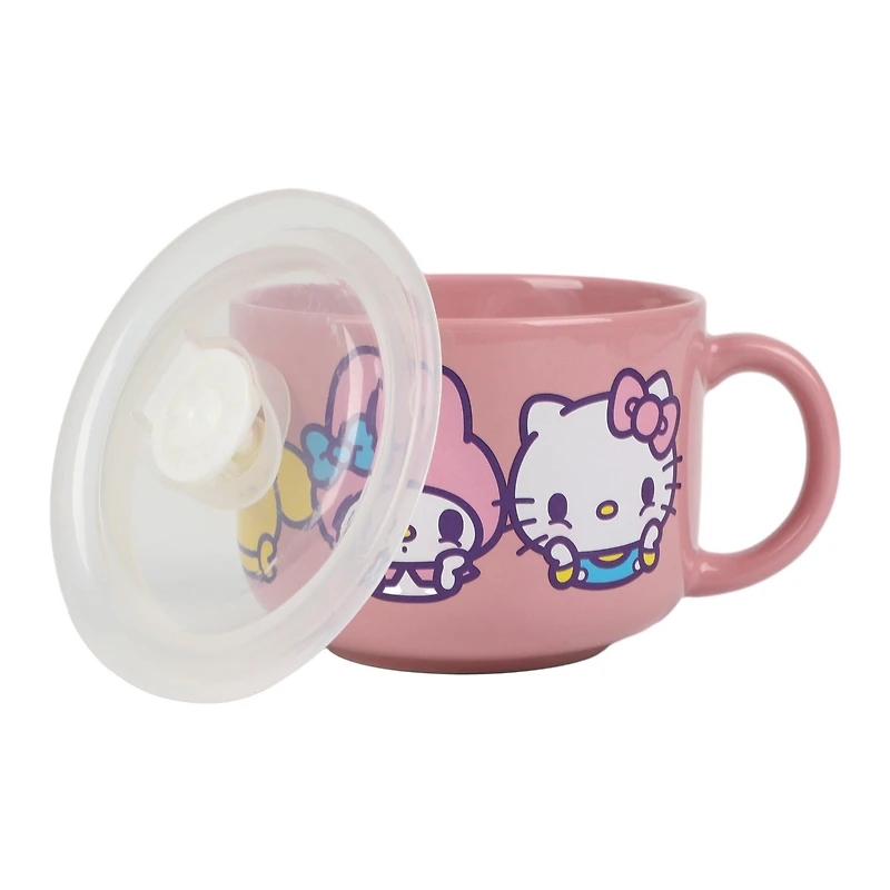 Sanrio Hello Kitty and Friends Soup Mug with Lid