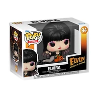 Funko POP! Icons: Elvira: Mistress of the Dark Elvira with Pumpkins 3.6-in Vinyl Figure