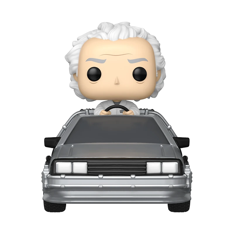Funko POP! Rides Deluxe: Back to the Future 40th Anniversary Doc with Time Machine 5.2-in Vinyl Figure