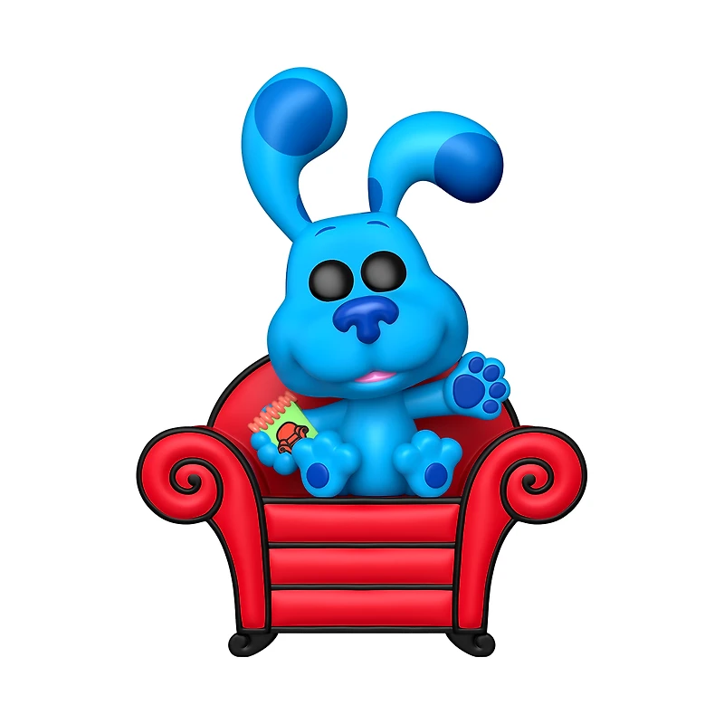 Funko POP! Animation: Blue’s Clues Blue with Couch 6.3-in Vinyl Figure