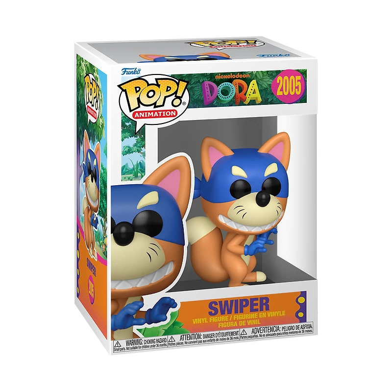Funko POP! Animation: Dora the Explorer Swiper 3.4-in Vinyl Figure