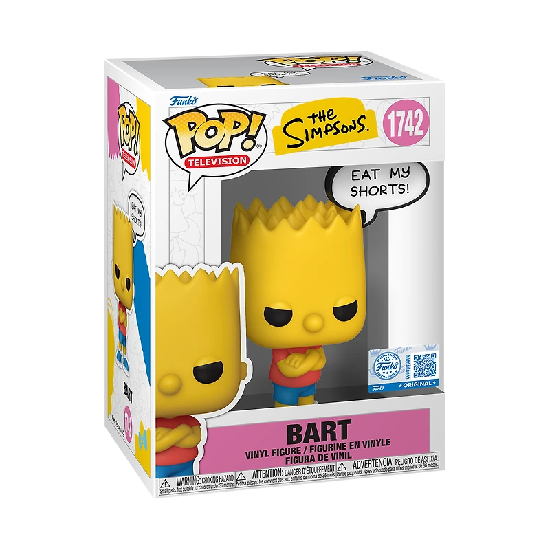 Funko POP! Sayings: The Simpsons Bart 4.3-in Vinyl Figure