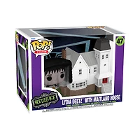 Funko POP! Town: Beetlejuice Lydia Deetz and Maitland House 4.2 and 6-in Vinyl Figure